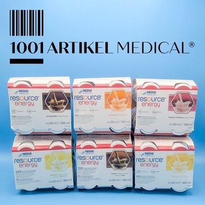 Nestle RESOURCE Energy Mischkarton 24 x 200ml - PZN 00012925 MHD 13.09.25