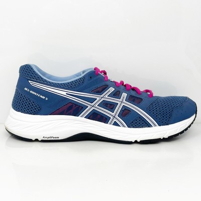 

Женские кроссовки Asics Gel Contend 5 1012A234 синие кроссовки размер 10, Синий, Gel Contend 5