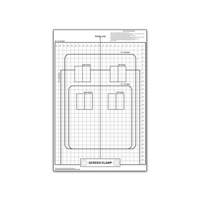 Ecotex® Pre Registration Poster Transparency Template for Screen Printing F