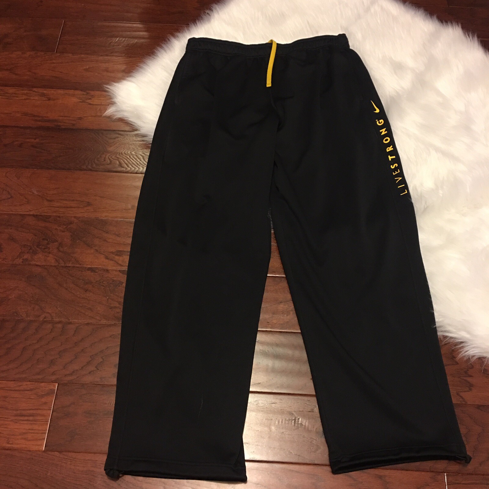 MENS NIKE LIVESTRONG THERMA-FIT SWEAT PANTS LARGE XXL