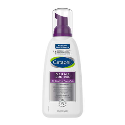 Cetaphil Pro Dermacontrol Oil Removing Foam Wash, Face Wash For Oily Skin, 8 Oz