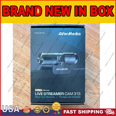 AVerMedia PW313 Live Streamer CAMERA 313 Full HD 1080P Streaming BRAND New