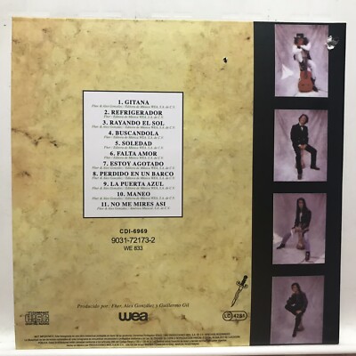 Rare CD Card sleeve Mana Falta Amor Rayando El Sol Perdido En Un Barco Gitana