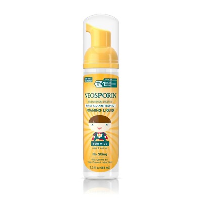 Neosporin Wound Cleanser For Kids To Help Kill Bacteria, 2.3 OZ.