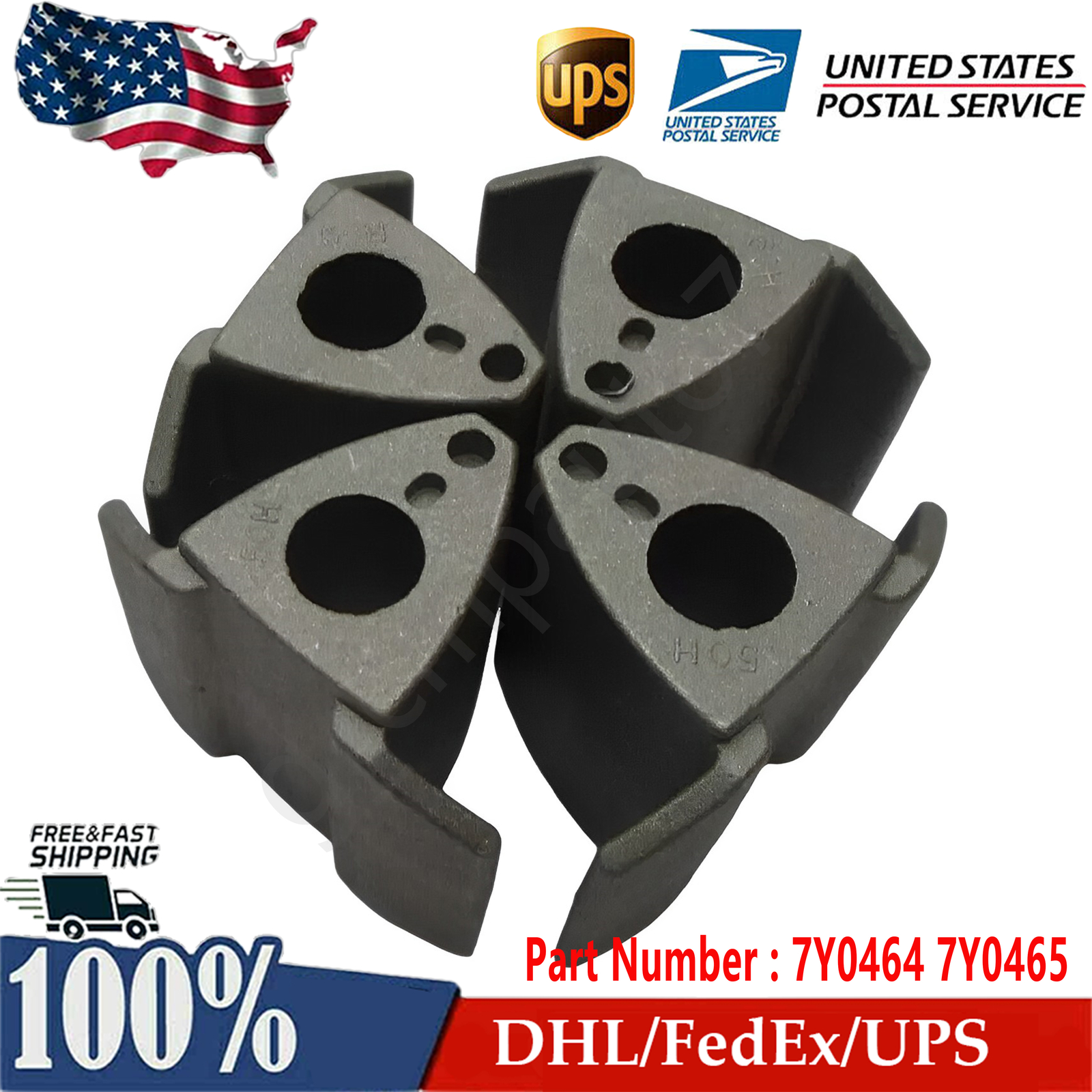7Y0464 7Y0465 Insert Na Coupling 110H SplineTeeth For Caterpillar