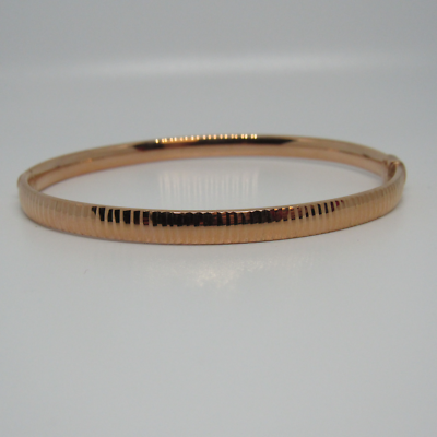 Gold bangle shop style bracelet
