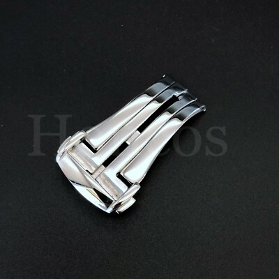 16 - 20 MM  Stainless Deployment Buckle Polish Clasp Planet Ocean Fits for Omega