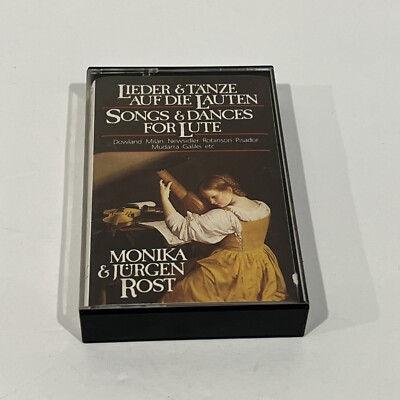 Monika & Jürgen Rost Lieder Tänze Auf Die Lauten Songs Dances For Lute Cassette