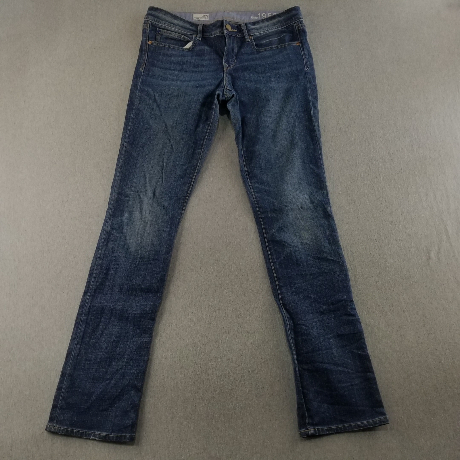 Gap Jeans Women's Sz 28/6 VTG Real Straight Med Wash Normcore 99% Cotton Stylish