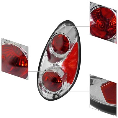 2pcs Fits 2001-2005 Chrysler PT Cruiser Tail Lights Brake Lamps Pair Chorme new