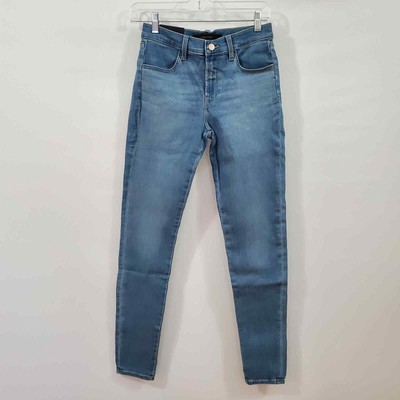 J Brand Jeans Sophia Mid-Rise Super Skinny Joy Joy 27 x 30 Blue Medium Wash NWT