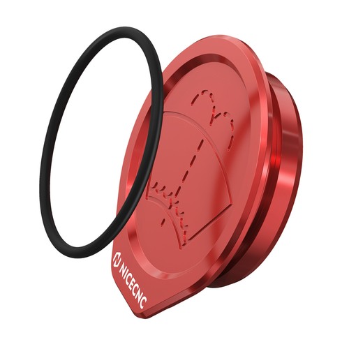 NICECNC Billet Aluminum Washer Fluid Reservoir Cap Red 61667264145 For BMW E46
