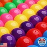 Empty Colored Round Capsules 2 inch 50 pcs Bulk 7 Colors Capsule for Gumball Machines Plastic Containers 50 mm