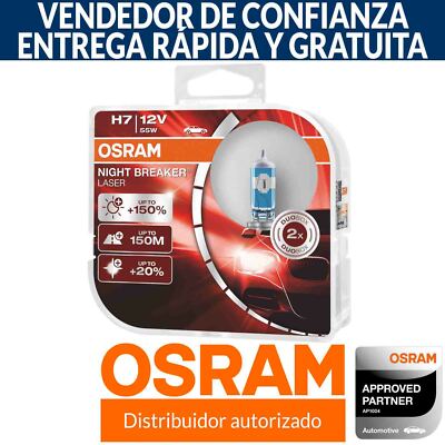 OSRAM Night Breaker Laser (Next Generation) H7 Coche Faro Bombillas (Pack Doble)