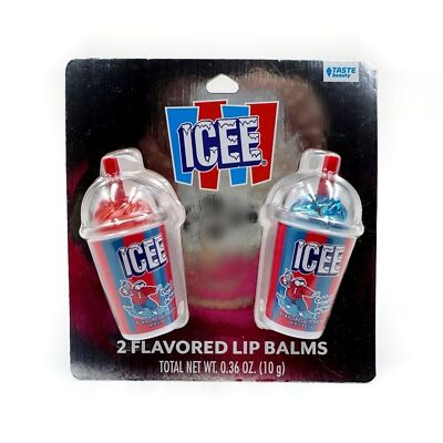 Duo Red Blue Novelty Icee Cup Shape Womens Girls Gift Cruelty Free