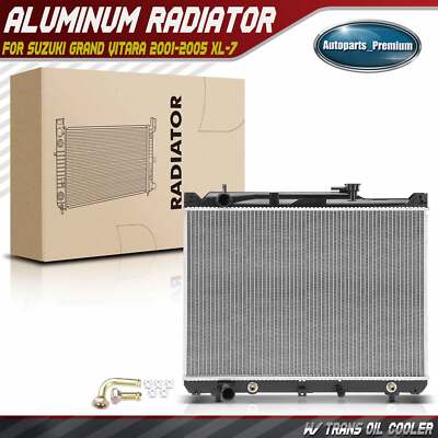 Radiator w/ Trans Oli Cooler for Suzuki Grand Vitara 2001-2005 XL-7 2002-2003