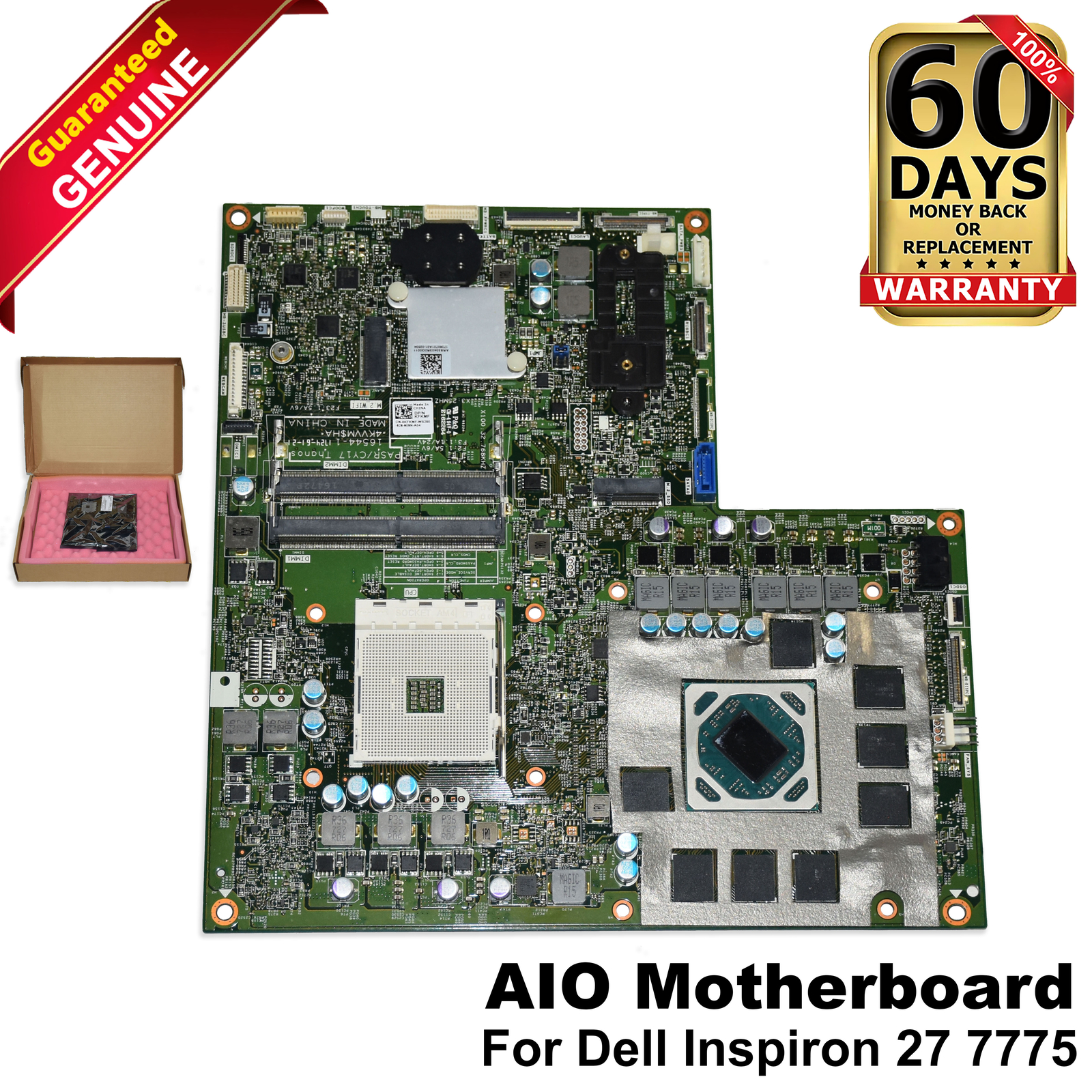 Dell Inspiron 7775 AIO Motherboard Socket AM4 DDR4 AMD RX580 8GB