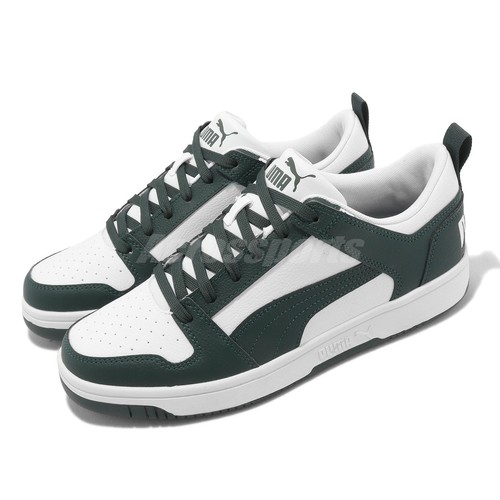 

Мужская повседневная обувь унисекс Puma Rebound LayUp Lo SL White Green Gables 369866-30, Белый, Rebound Layup Lo Sl