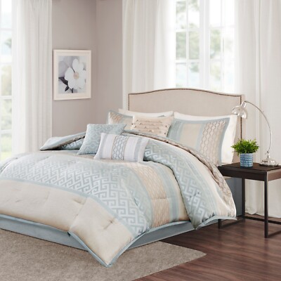 Madison Park Bennett 7 Piece Jacquard Comforter Set