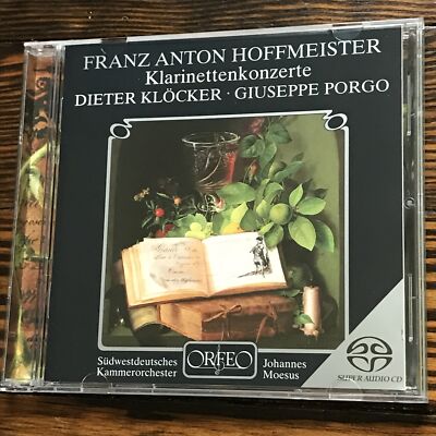 Klocker; Porgo / Hoffmeister: Clarinet Concerto (Hybrid SACD) (Klarinettenkonz..