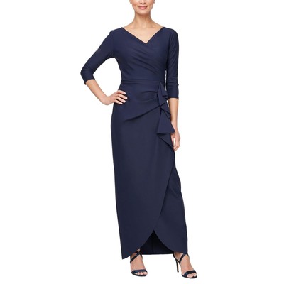 Женские платья Alex Evenings Длинное компрессионное платье и юбка с оборками
