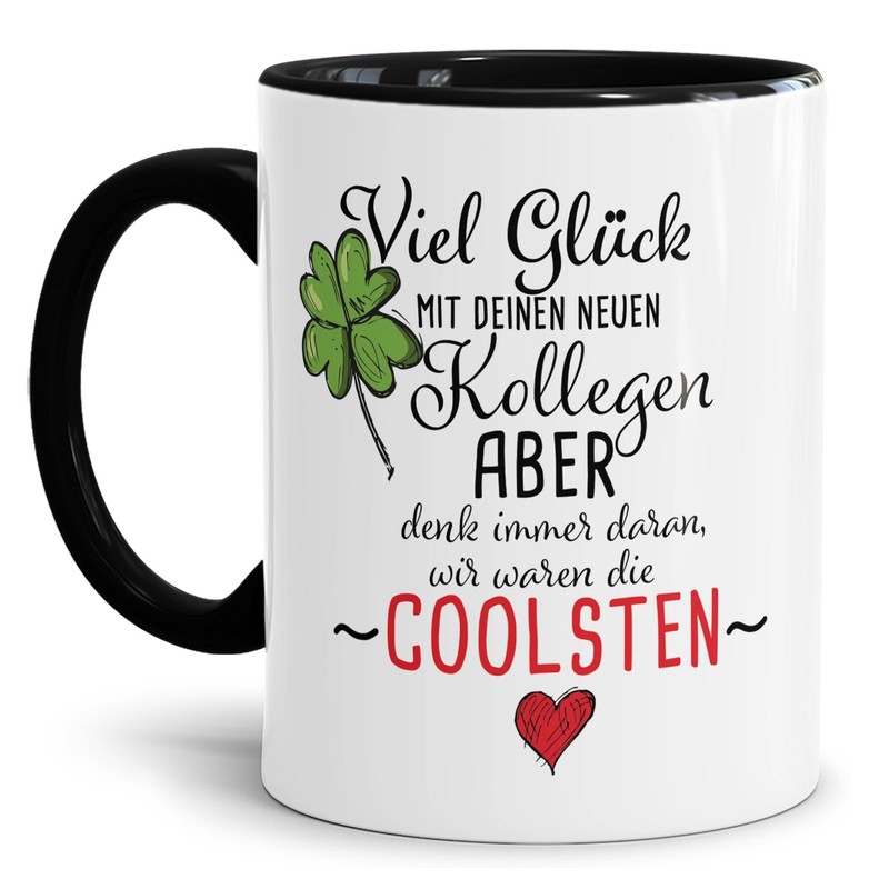 Tasse Mit Spruch - Kollegen, Wir Waren Die Coolsten |  Abschiedsgeschenk BÃ¼Ro
