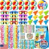 Joycover 122 PCS Summer Pool Beach Party Favors, Beach Pool Luau Party Decorations, Pool Toys for Kids,Luau Party Supplies with Beach Balls,Hawaiian Leis,Kids Sunglasses,etc.for Birthday Party Favors