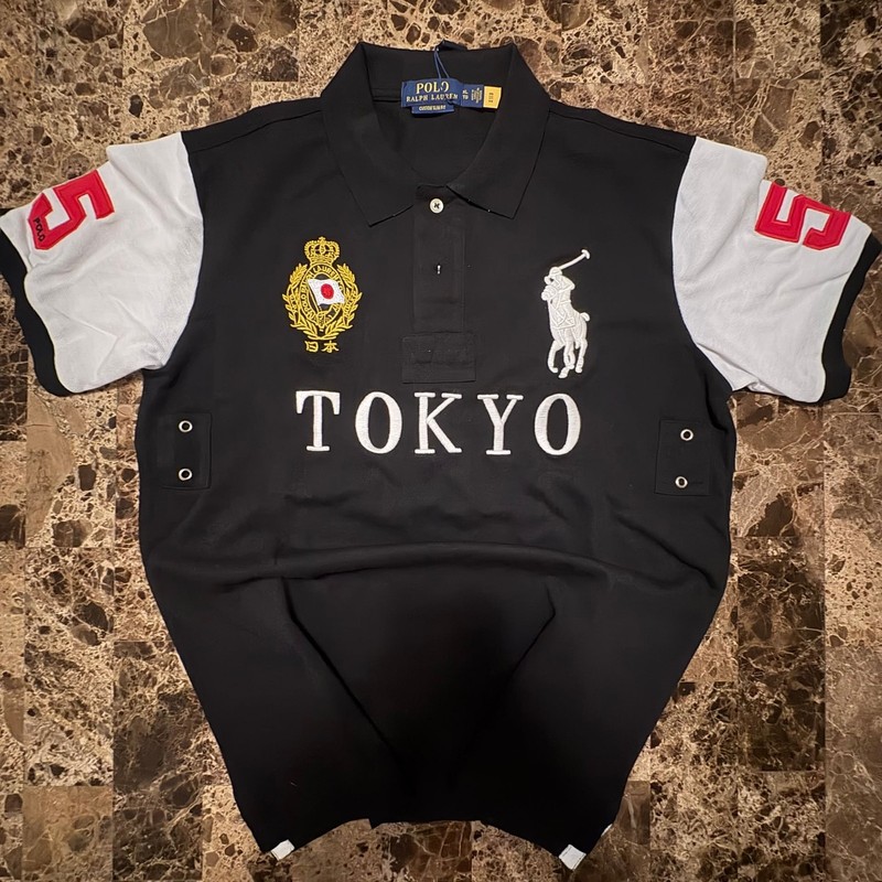 POLO RALPH LAUREN 柄シャツ XL Polo Ralph Lauren Big & Tall Short Sleeve Big Pony Polo