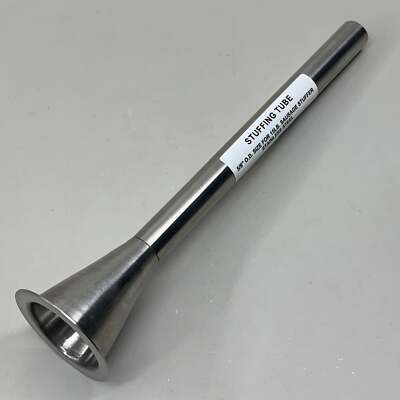 LEM Stuffing Tube 5/8'' O.D Size for 15LB Sausage Stuffer 2'' Base Stainless Steel