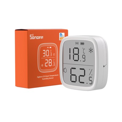 SONOFF LED Smart Temperature Humidity Sensor APP Real-time Monitoring Work Alar