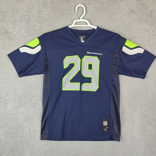 アイドル XG Seattle Seahawks uniform size L Boys NFL Seattle Seahawks #15 Flynn Jersey Size XL (18/20