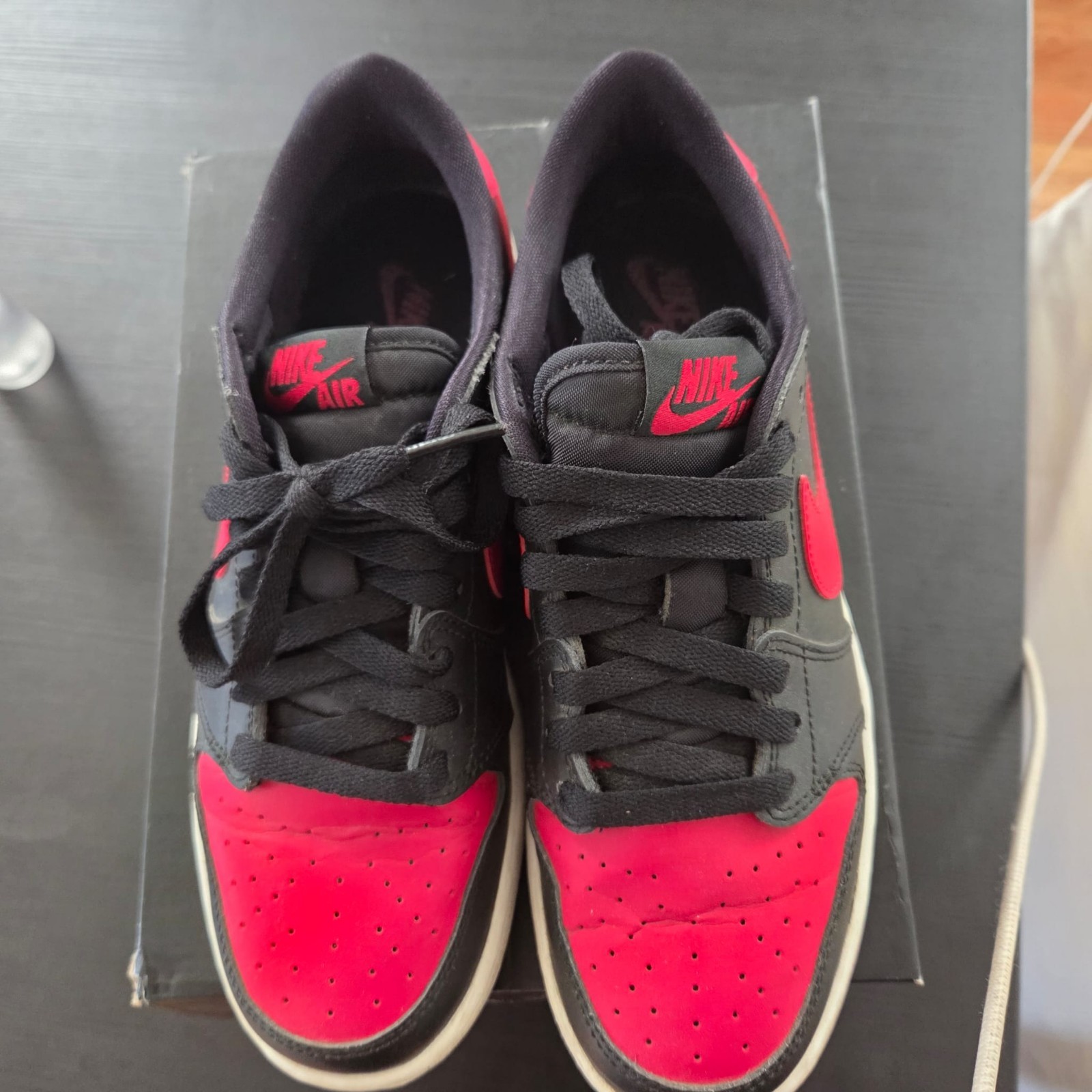 Jordan 1 Retro Low OG BRED Size 6y