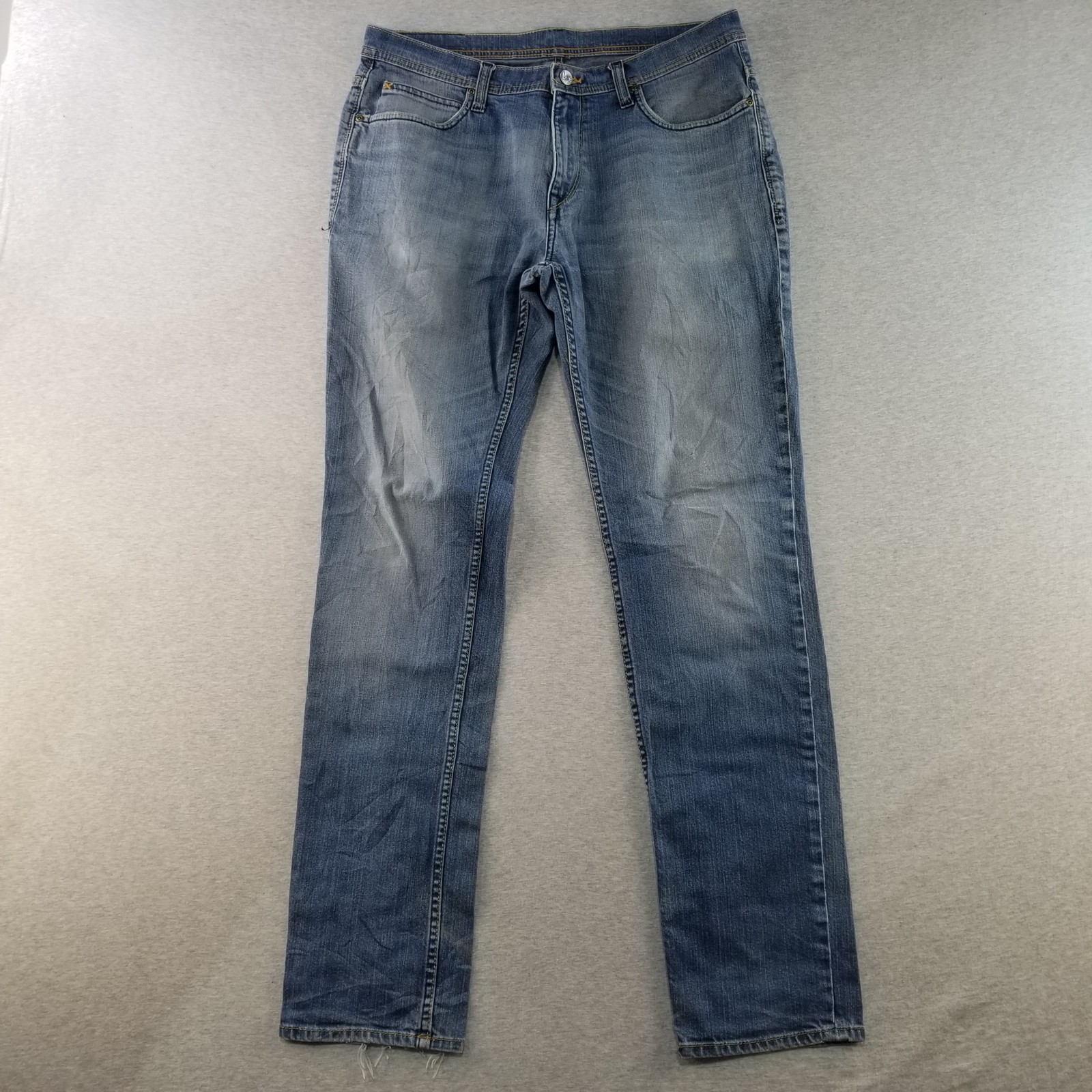 Lee Jeans Men's Sz 34X34 Blue Wash Stretch Comfort Bruce Cut Normcore