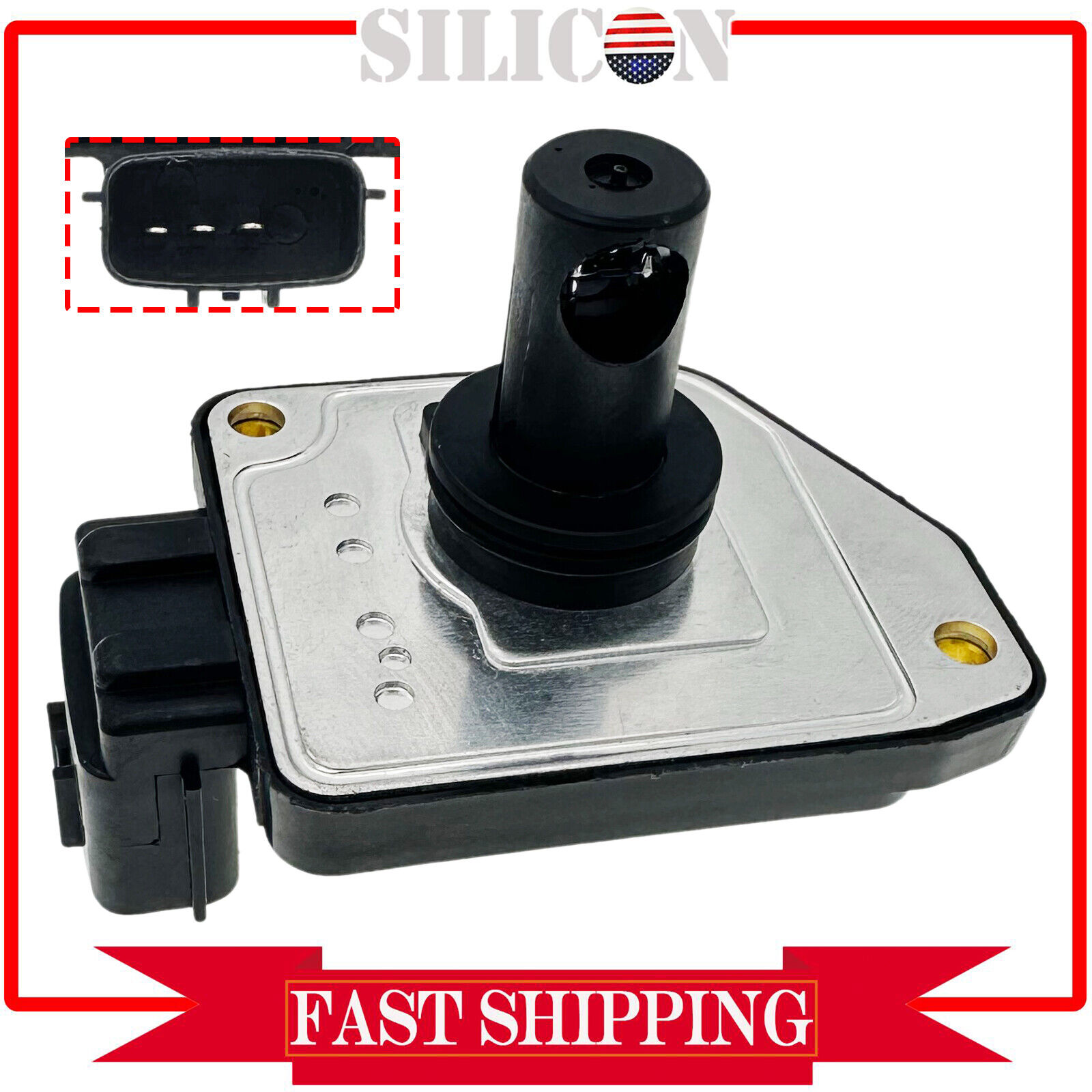 MAF Mass Air Flow Sensor For 98-04 Nissan Frontier XE 2.4L MAF Mass Air Flow Sensor For 98-04 Nissan Frontier XE 2.4L