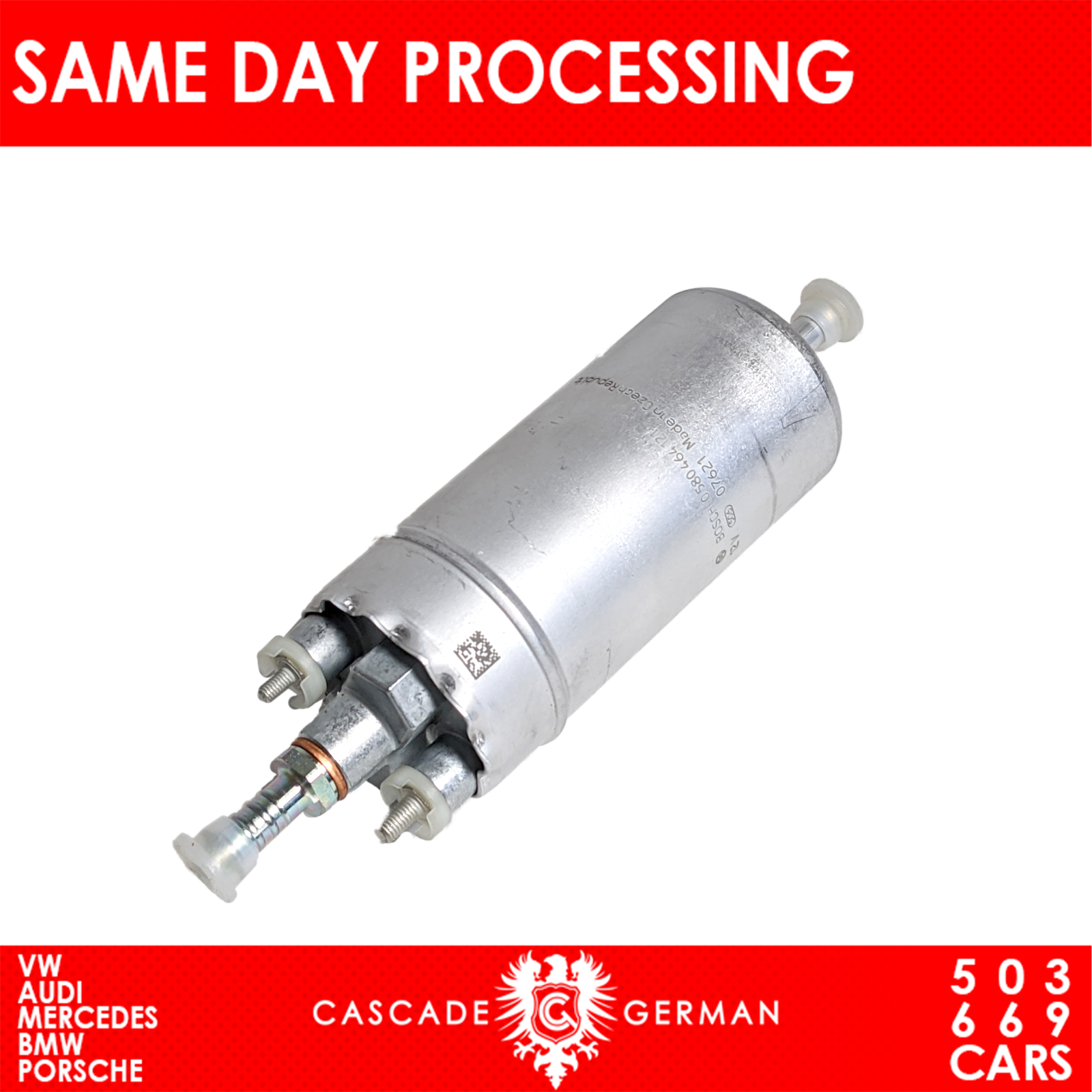 OEM Bosch Inline Fuel Pump Mk6 VW Golf Jetta Beetle Audi A3 OEM Bosch Inline Fuel Pump Mk6 VW Golf Jetta Beetle Audi A3