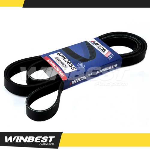 パワーベルト EPDM Serpentine Belt 6PK2635 for Chevrolet G30 Ford Windstar
