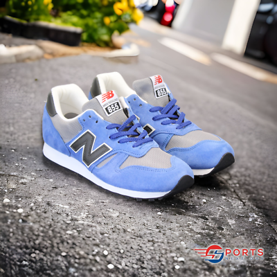 New Balance Mens 855 Classics Trainers Blue Grey