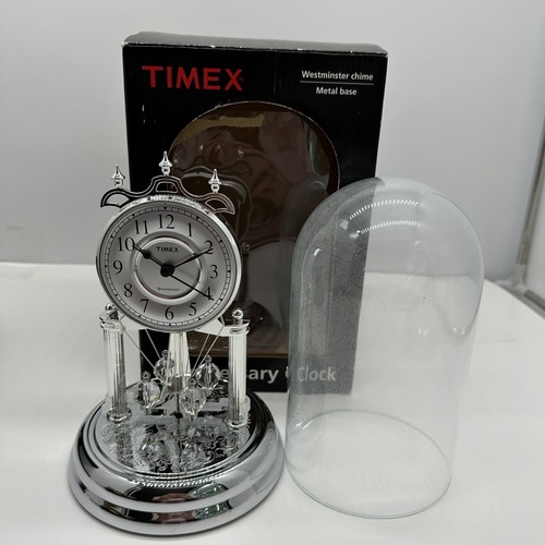 TIMEX Westminster Anniversary Glass Dome clock Pendulum QuartzのeBay公認海外