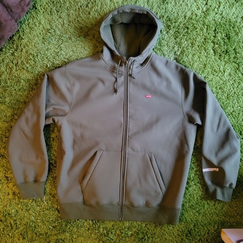 Supreme x Gore-Tex Windstopper Full Zip hooded Sweatshirt Jacket Olive  Green XL