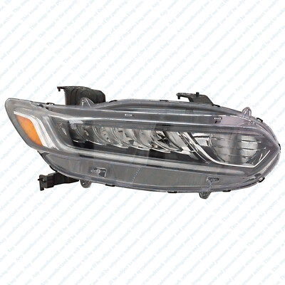 For 2018 2020 Honda Accord Halogen LED Headlight Assembly Right Passenger Side