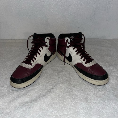 Men Nike Court Vision Mid NN Shoes Sneakers Dark Beetroot  display picture 1