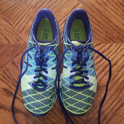 Mens Asics running shoes GEL-KINSEI 5 multi color size 7.5 us 