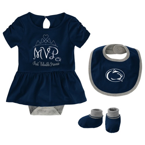 Outerstuff NCAA Infant Girls Penn State Nittany Lions MVP Набор из трех предметов