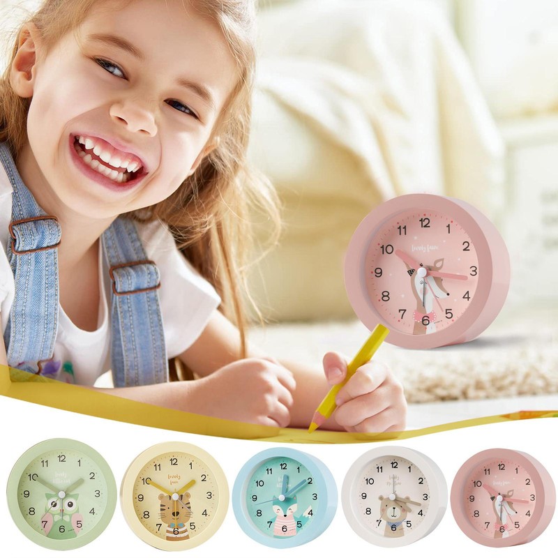Large Numerals Table Clock For Kids