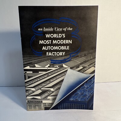 1940 PLYMOUTH  Inside View of the Worlds Most Modern Automobile Factory  Catalog