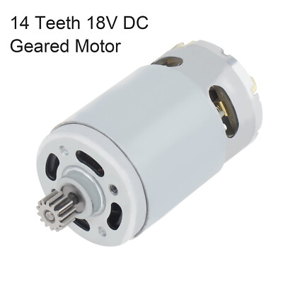 14 Teeth 18V DC Geared Motor Fit for electric cordless impac