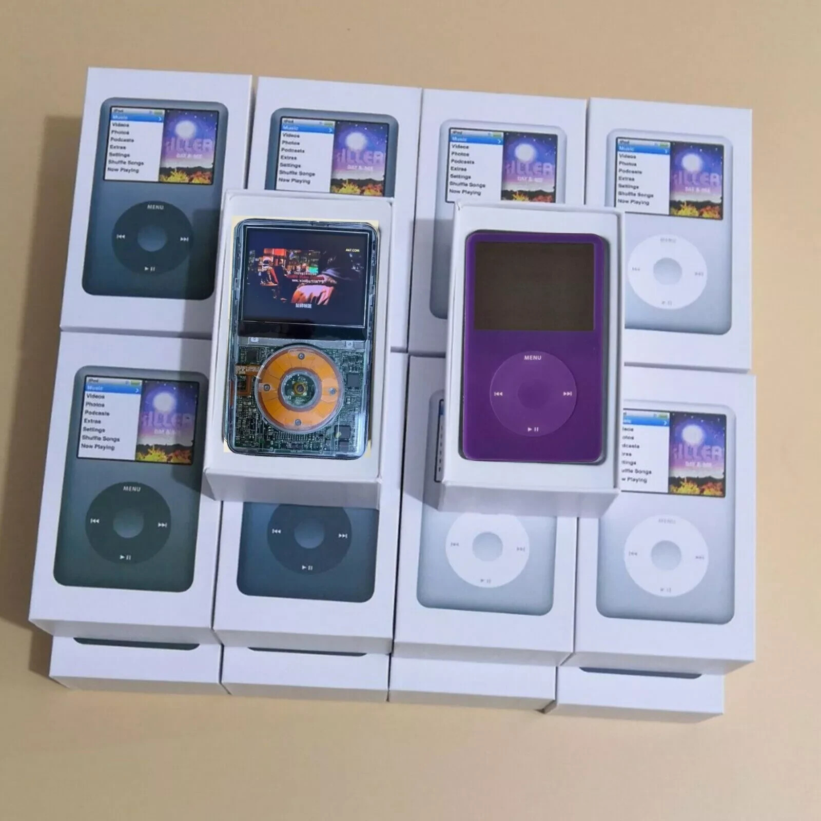 Apple iPod classic 5世代 128GB SD化　⚠️訳あり⚠️ iPod Classic 第5世代SD化128GB 電池新品 iPod 第五世代｜マイクロ
