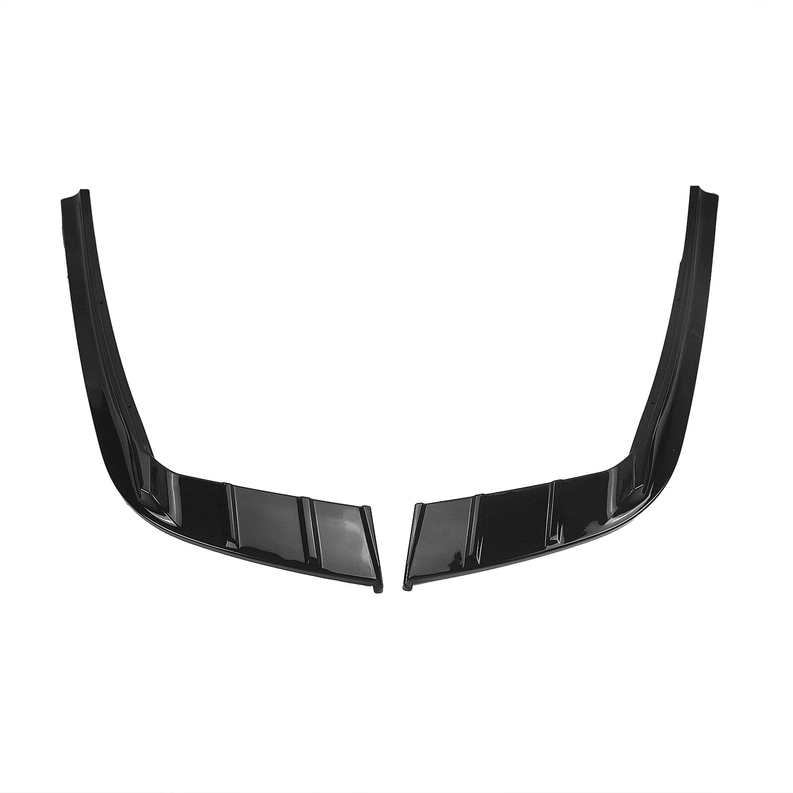 Rear Bumper Diffuser & Light Glossy Black Trim For 2018-2022 Honda Accord Yofer