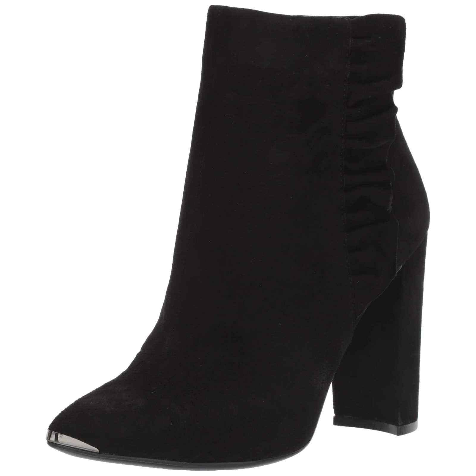 

Женские ботильоны Ted Baker с оборками, черная замша Великобритания 4,5 EUR 37,5 США 7, Черный