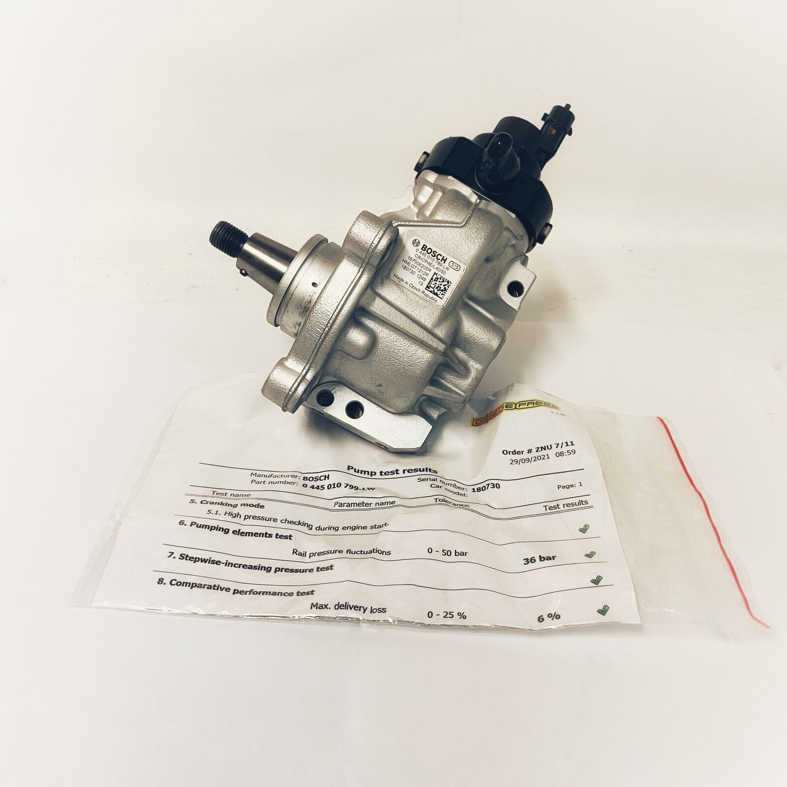 Top High-Pressure CP4 Bosch 0445010799-LW Renault Top High-Pressure CP4 Bosch 0445010799-LW Renault